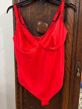 FeelinGirl Red Bodysuits For Women Tummy Control Body Suits Thong Body Shaper